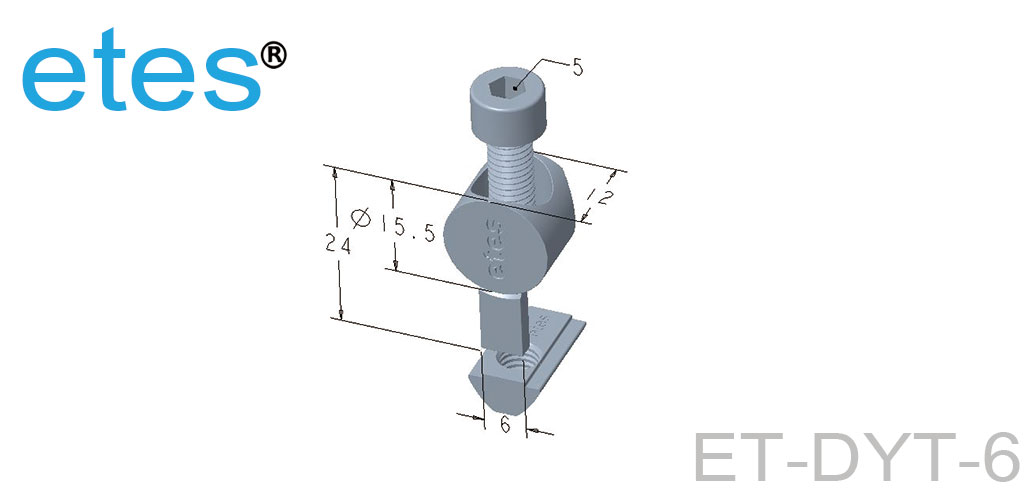 6系列哨型内置连接组件，ET-DYT-6